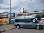 Бесплатный автобус Genser в пункт аренды автомобилей АрендаАвто-жлк на ул.Добролюбова
